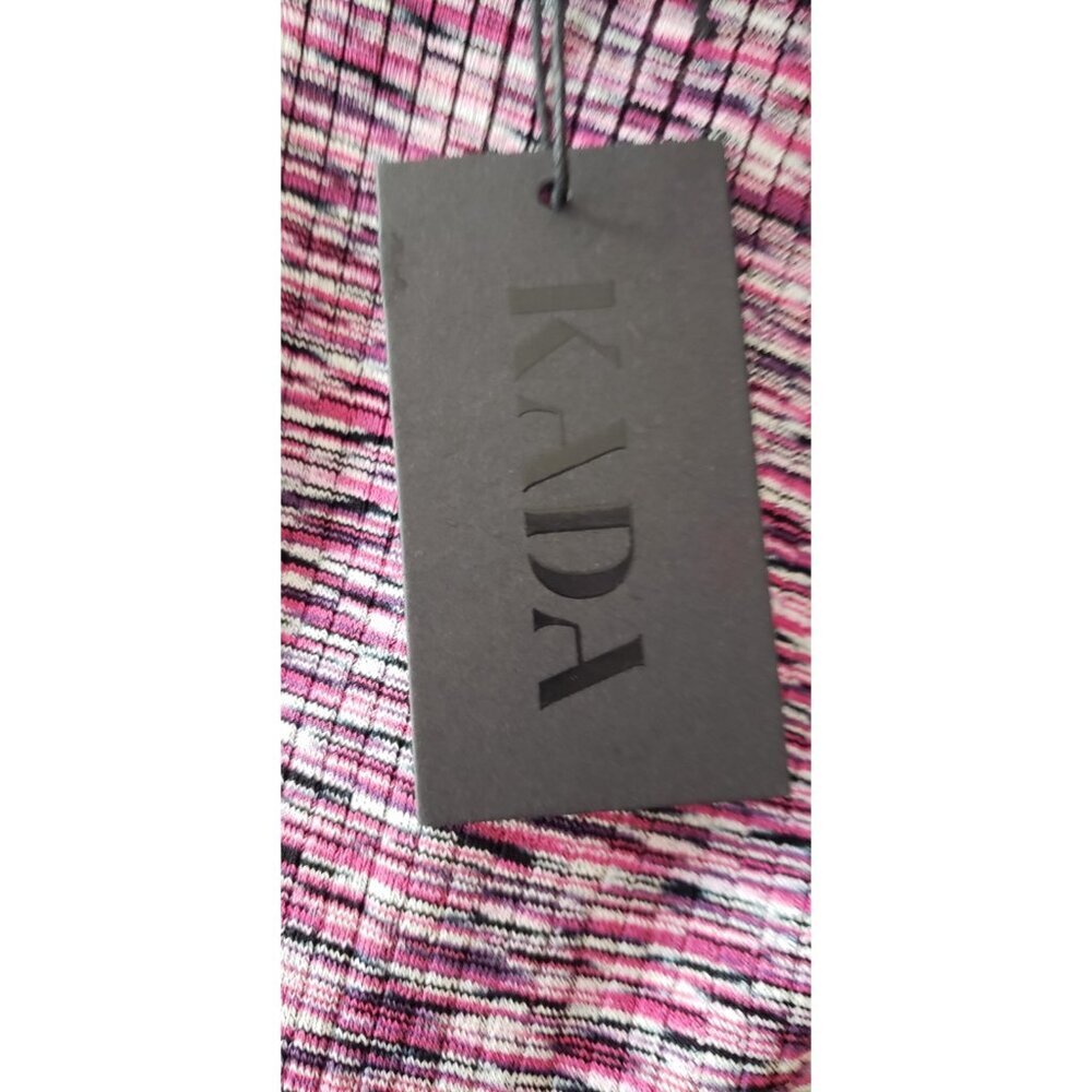 NWT KADA THE SPACE DYE RIBBED SWEATER MIDI DRESS WILD BERRY LARGE - Picture 13 of 14